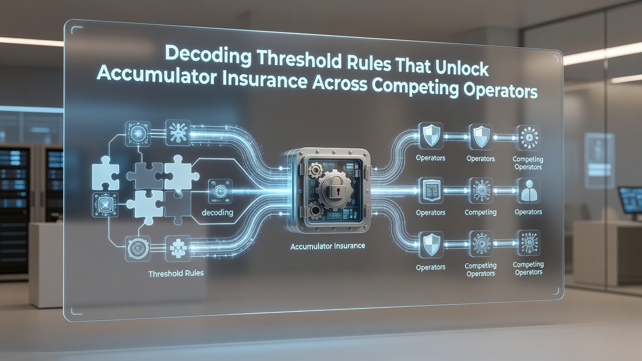 Comparison chart of accumulator insurance thresholds from various betting operators