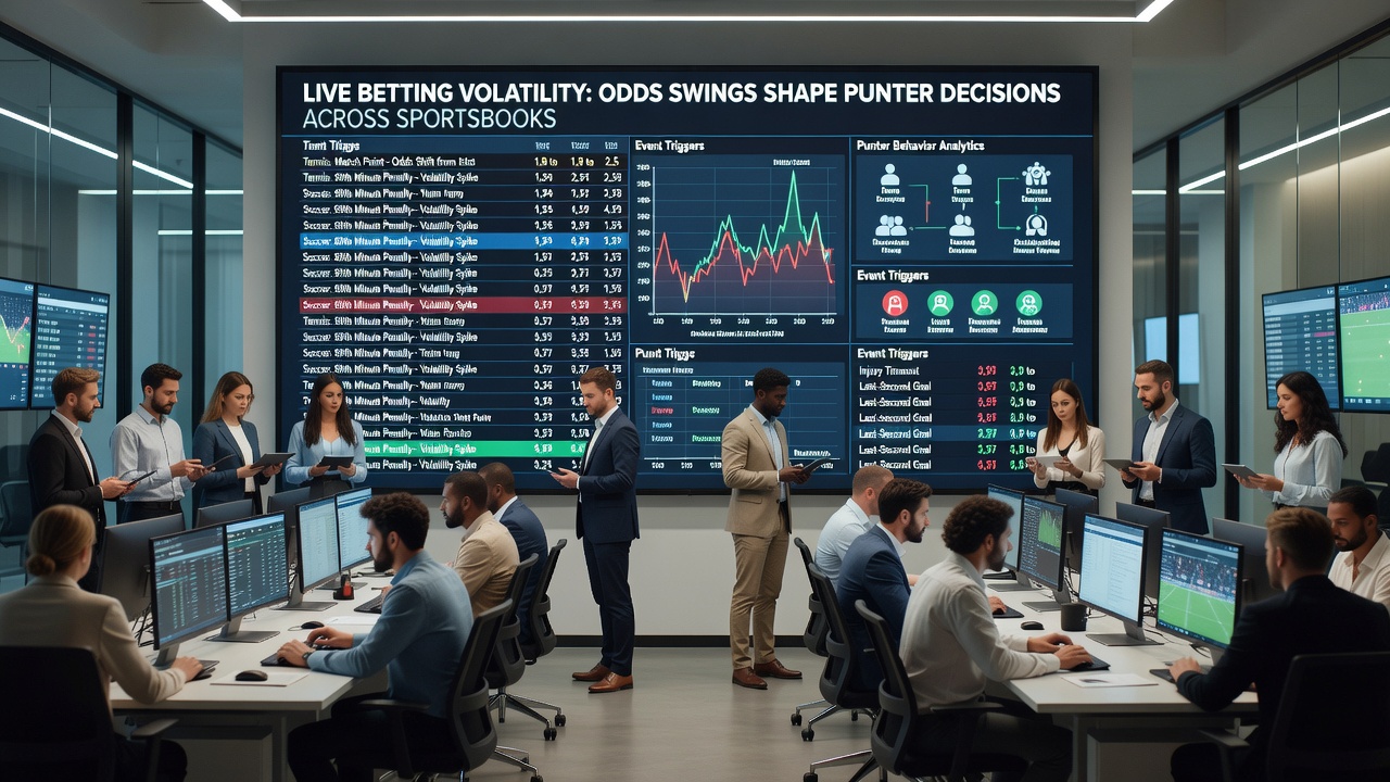 Bettors analyzing multiple sportsbook apps during a live match
