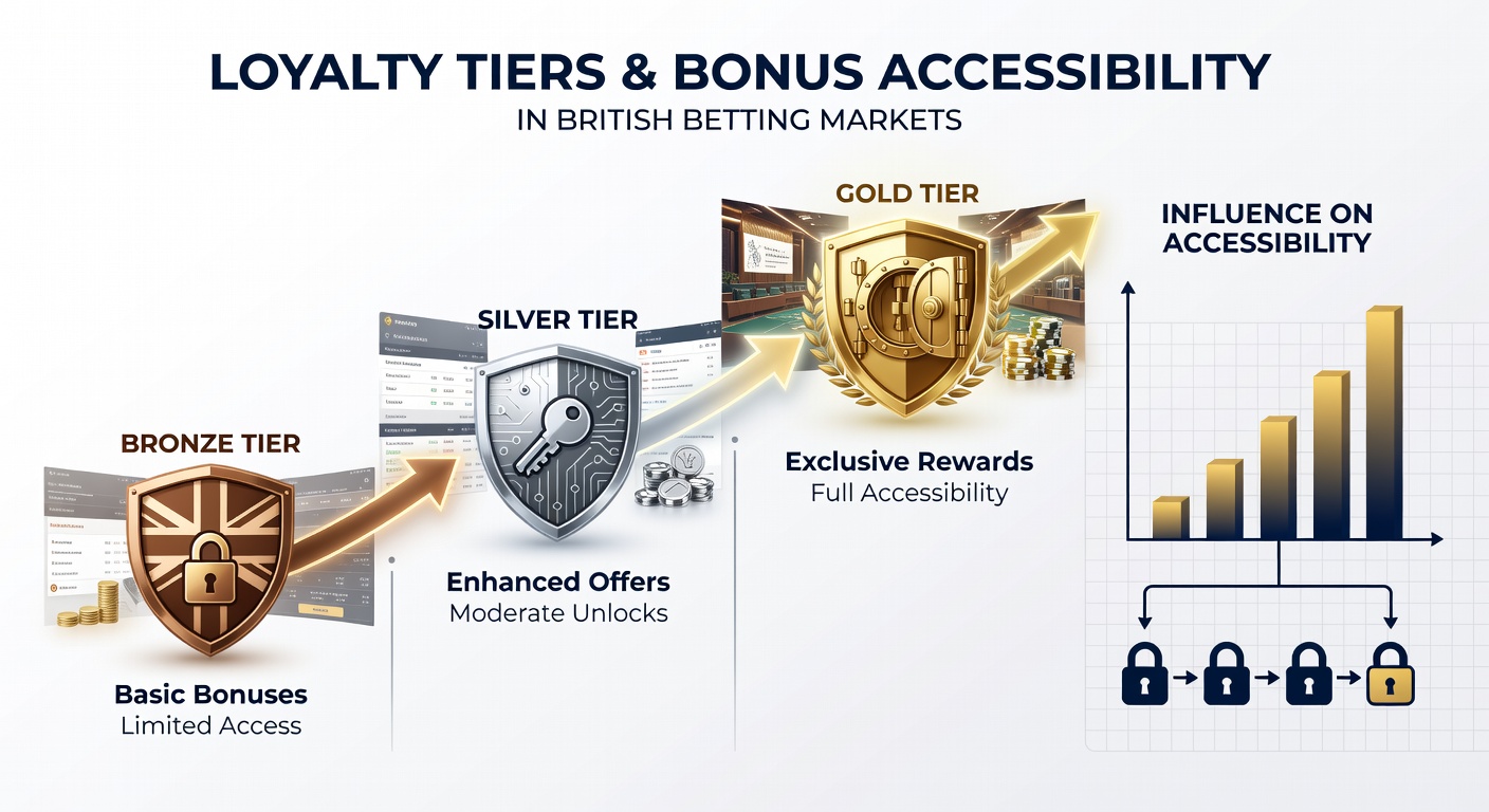 Detailed view of loyalty tier progression chart displayed on a betting platform interface